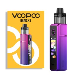 Voopoo Drag X3 Pod Mod mor/fuşya renkli elektronik sigara cihazı