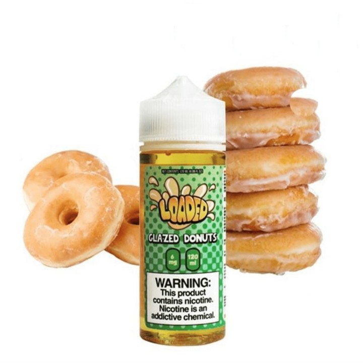 Loaded Glazed Donuts E-Likit 120ml Nikotinli, Donut Görselli