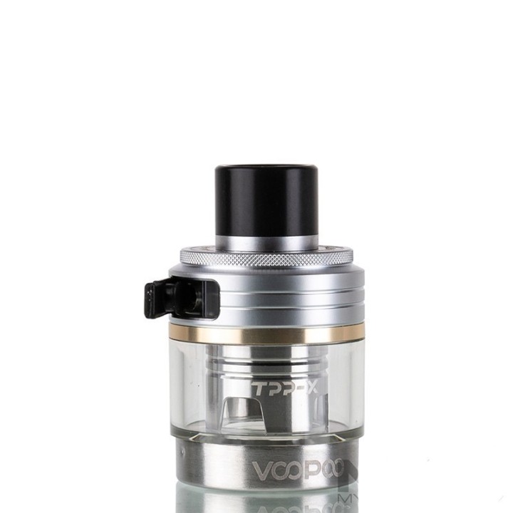 Voopoo TPP-X Tank Atomizer Gümüş Renk Detaylı Görseli